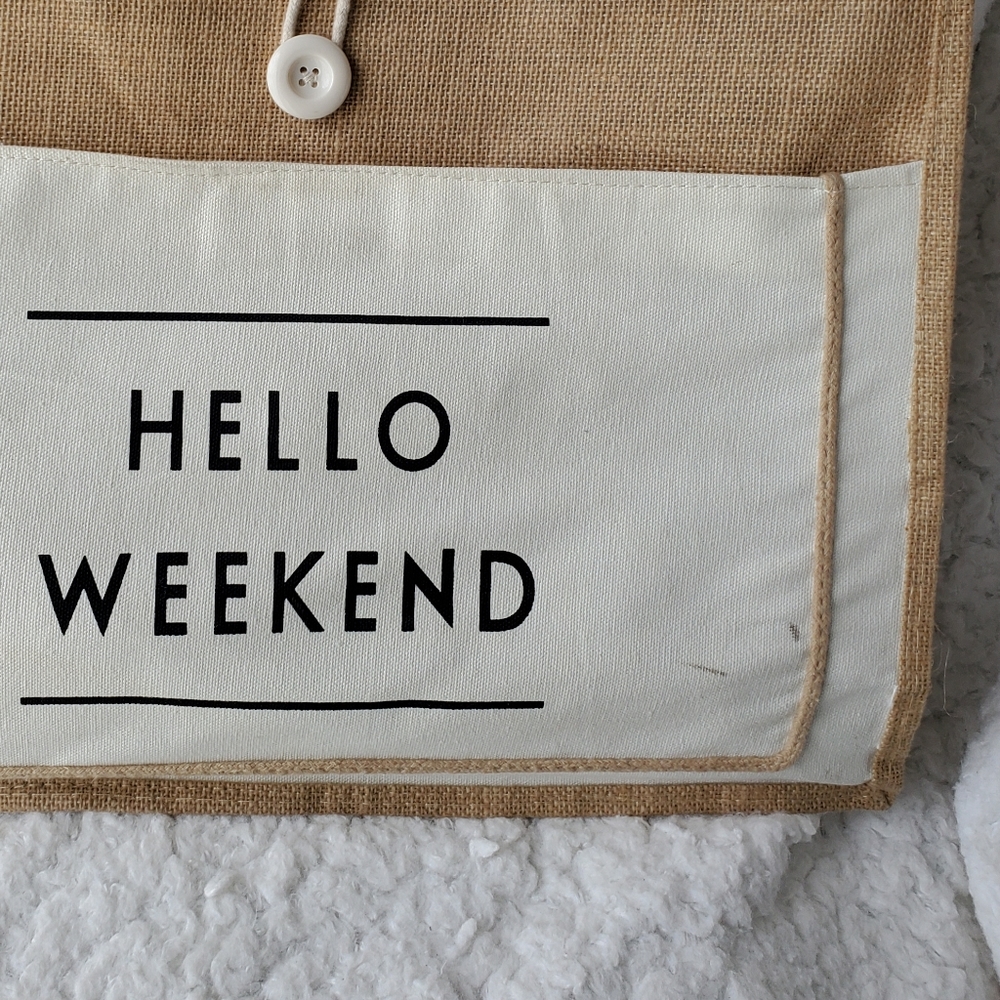 Hello Weekend Tote bag - Picture 7 of 7